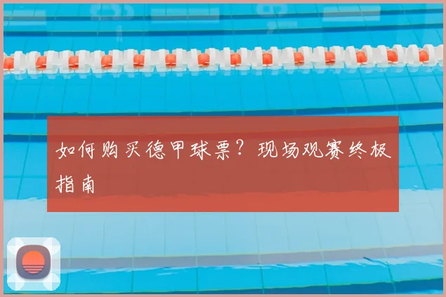 如何购买德甲球票？现场观赛终极指南